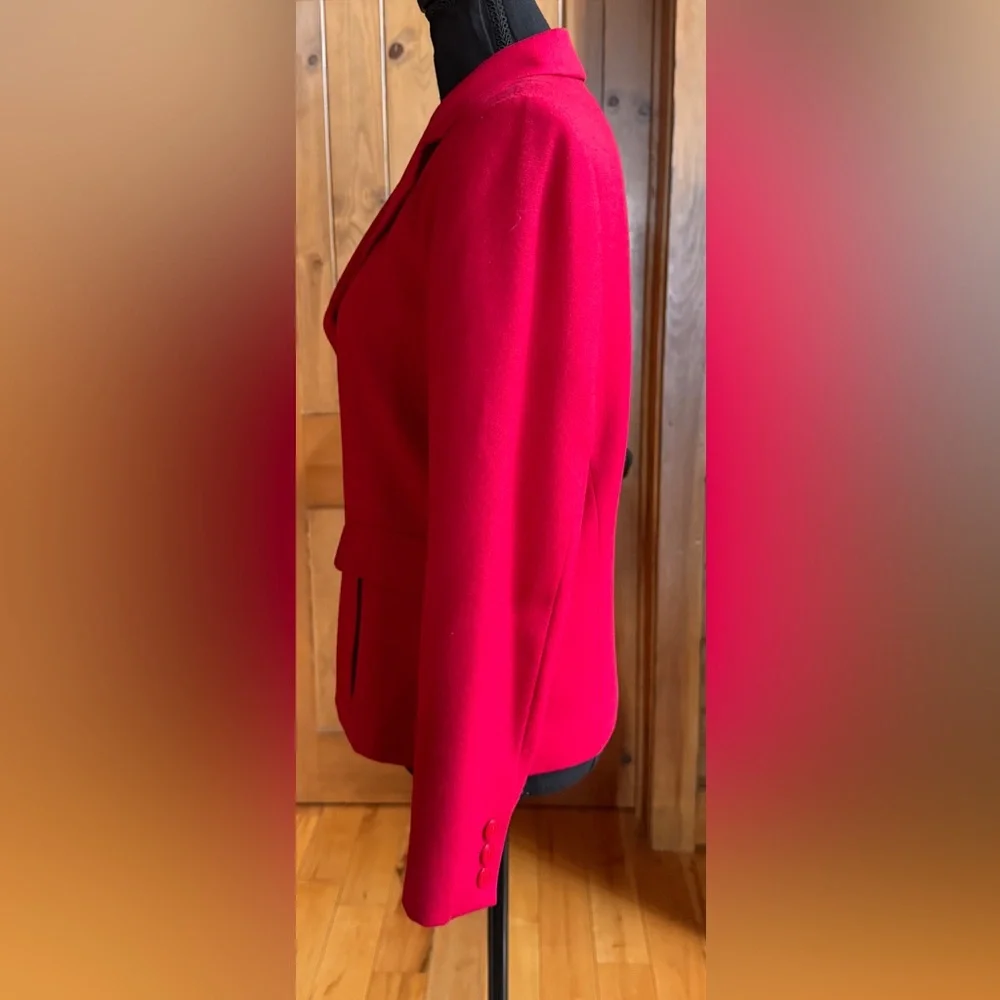 Pendleton Red Wool Blazer Fully Lined with Pockets (10P)
